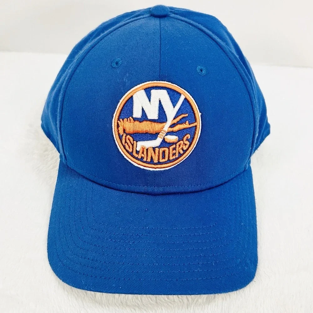 Fanatics New York Islanders Team Logo Hat Cap Adjustable‎ Strapback Blue NHL